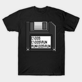 C:/DOS/RUN (PROGRAMMER HUMOR) T-Shirt